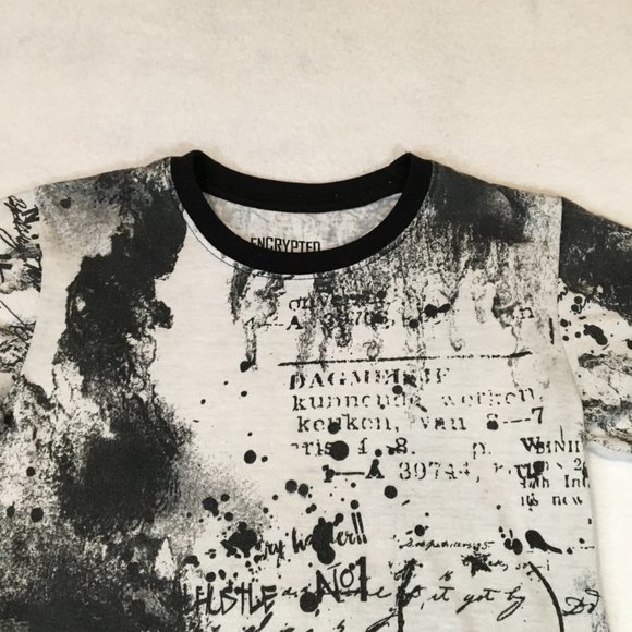 Encrypted Small Tee Shirt 60% Cotton 40% Polyester - Picture 2 of 7